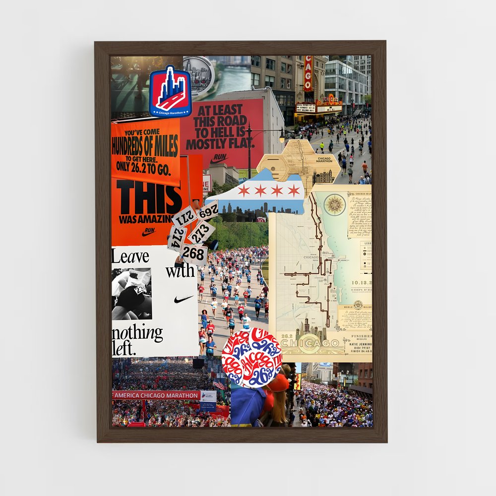Poster Esprit de Marathon – affiche Athlétisme (vue 5)